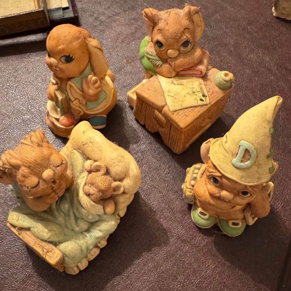 Vintage Animal Figurines Set